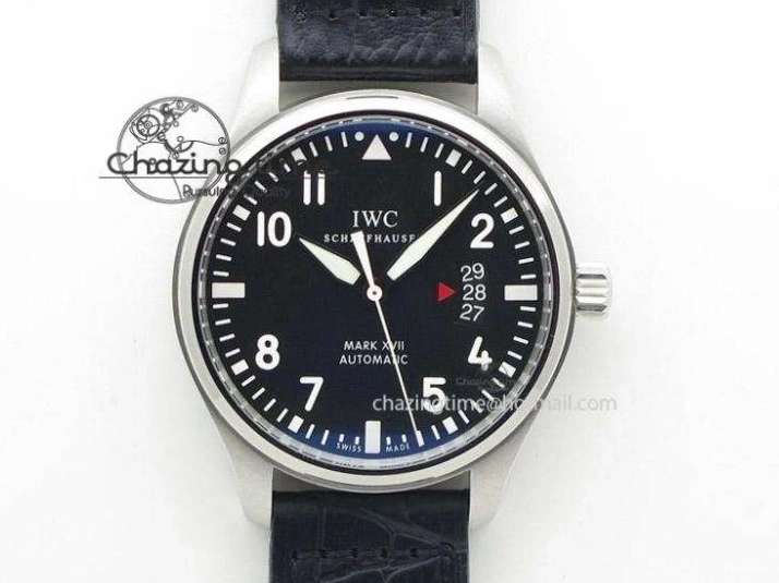 MIROTIME 0423 Reliable Big Pilot “Markus Buhler” IW5003 Turbine V6F Best Edition Blue Dial On Leather Strap A 7324